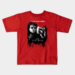 THE LOST BOYS (splatter) Kids T-Shirt